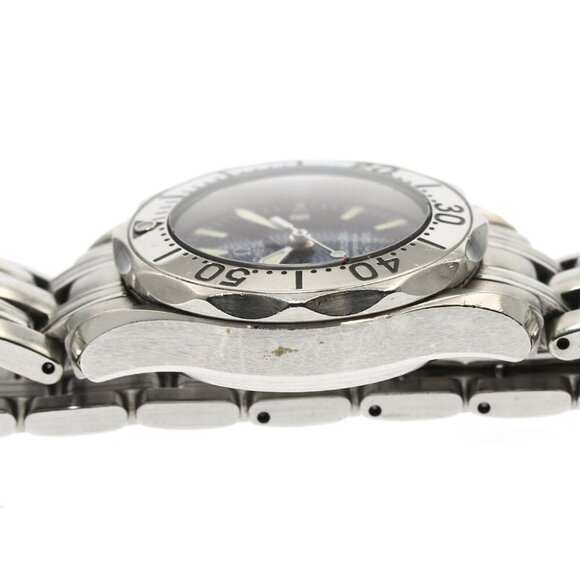 OMEGA Seamaster300 2583.80 Date Navy Dial Quartz Ladies Watch - Picture 11 of 11